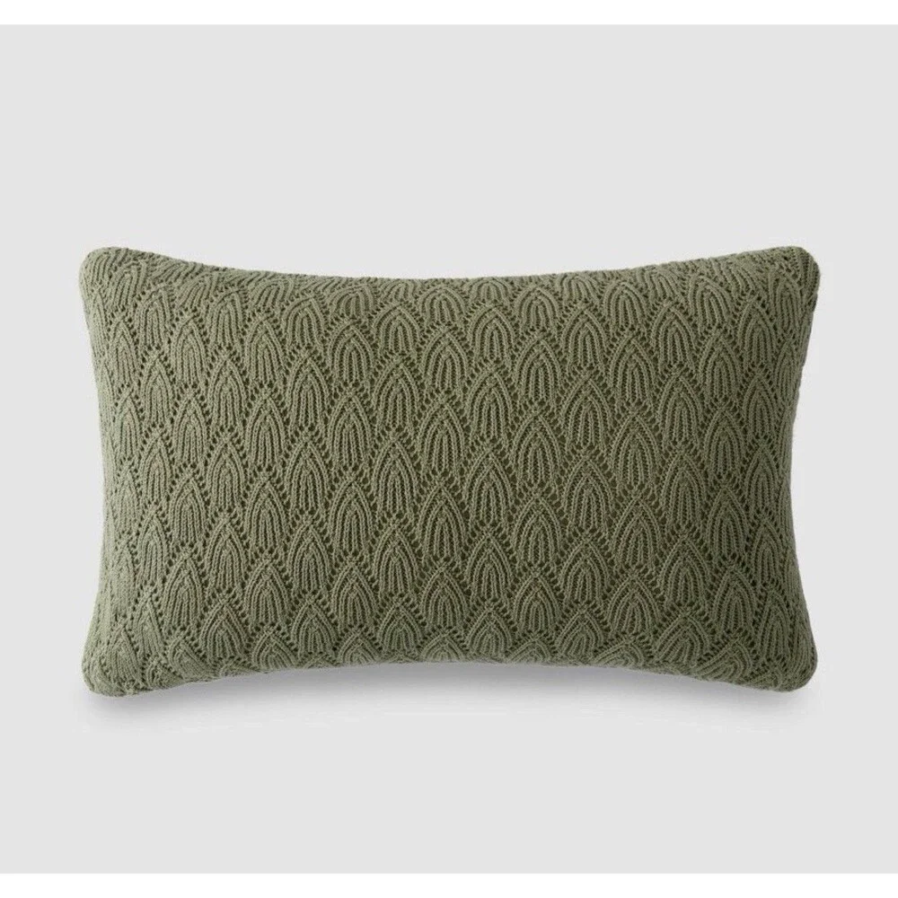 Jeremiah Brent Home 3pc Full/Queen Textured Stripe Cotton Comforter Set Green